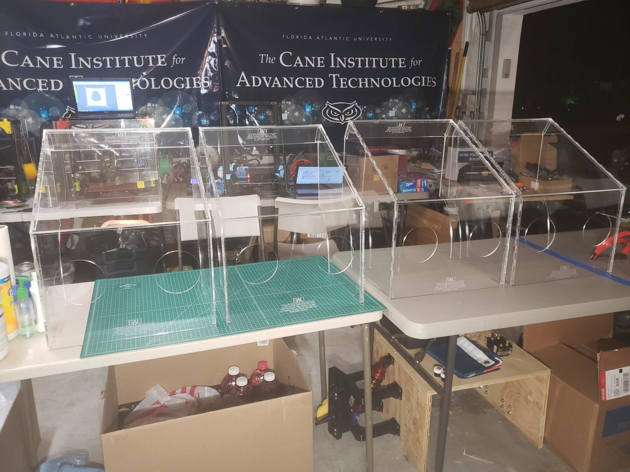 The Cane Institute for Advanced Technologies laser-cut intubation chambers