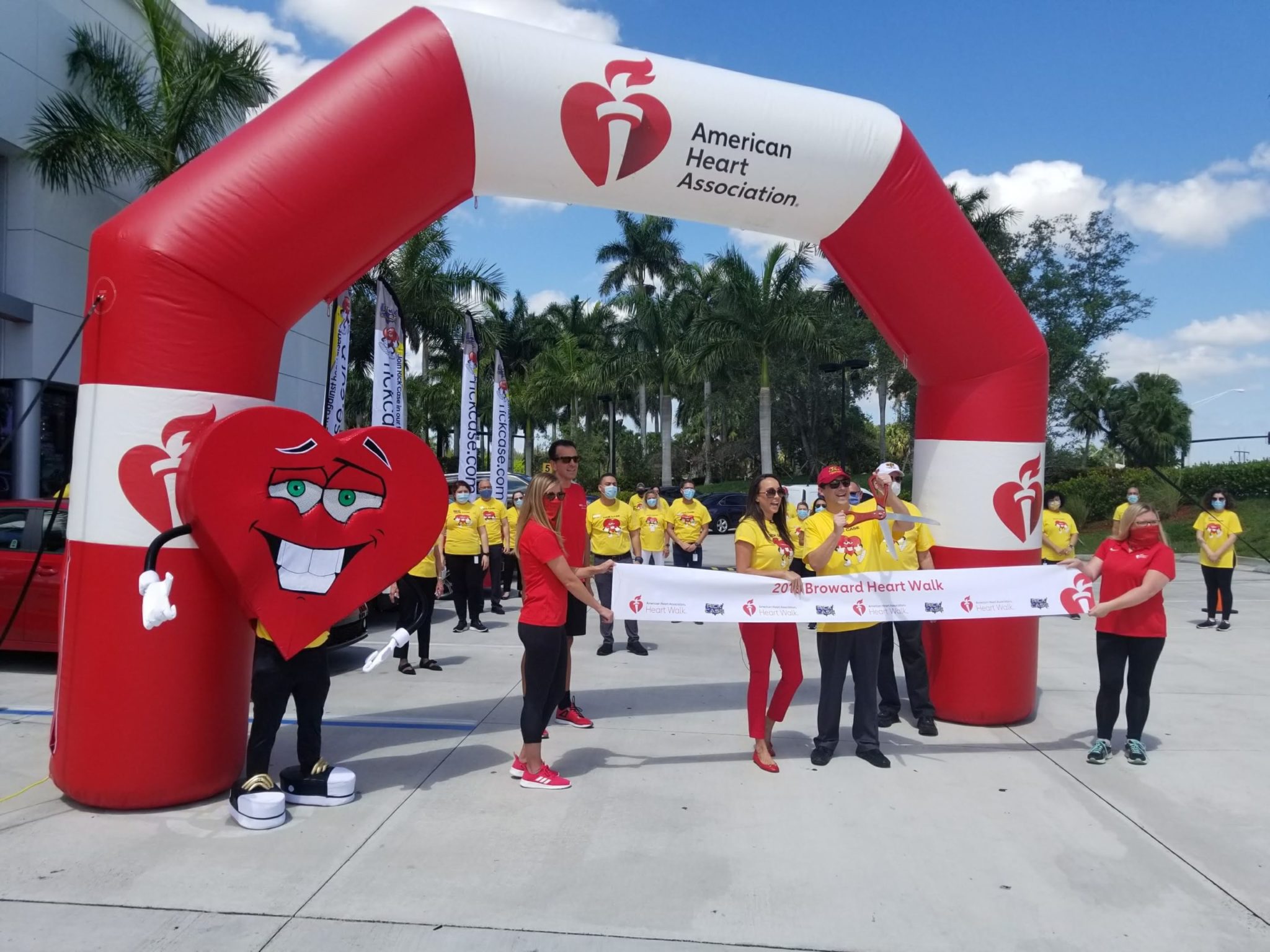 Broward Heart Walk kick-off at Rick Case Kia