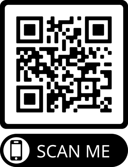 A black and white QR code centered on a white square with a black background. Below it, an icon of a smartphone and the words “SCAN ME” appear in white text, inviting Fort Lauderdale’s Inner Circle to connect instantly. Lifestyle
